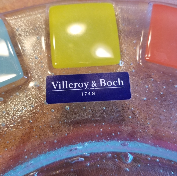 Villeroy and Boch Twist Alea Vitrum Glass Serving Buffet Plate - Picture 3 of 4